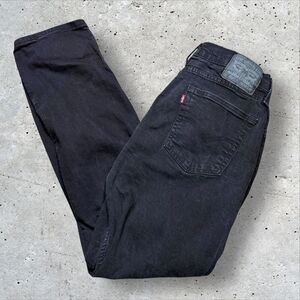 Levi’s 514 Men’s Jeans W33 L32 Black Straight Leg Mid Rise Faded Denim